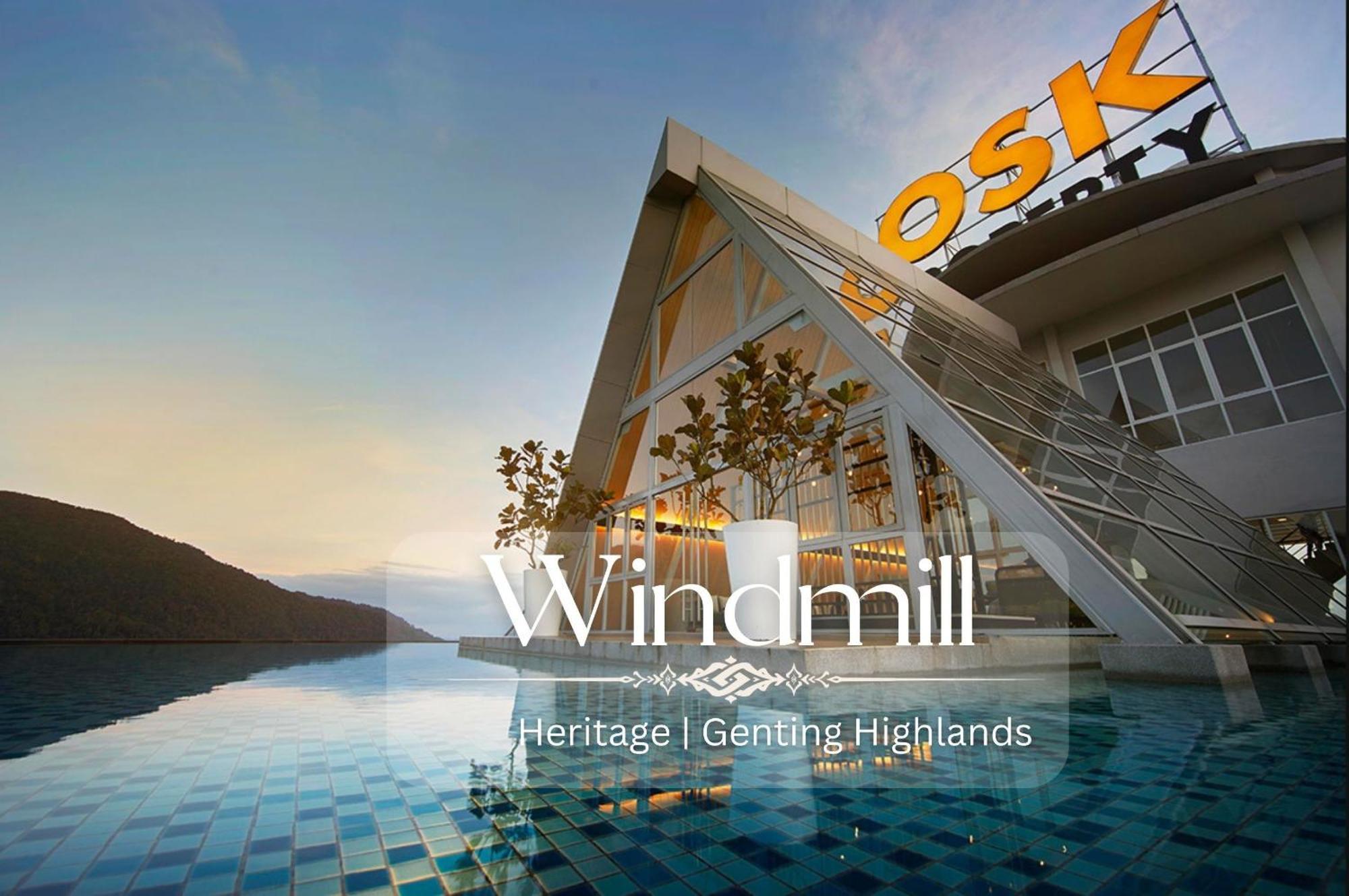Windmill Upon Hills Luxurious Sky Villa 360 Sky Pool Heated Pool Mountainous Genting View Genting Highland By Heritage Genting Highlands Exterior foto