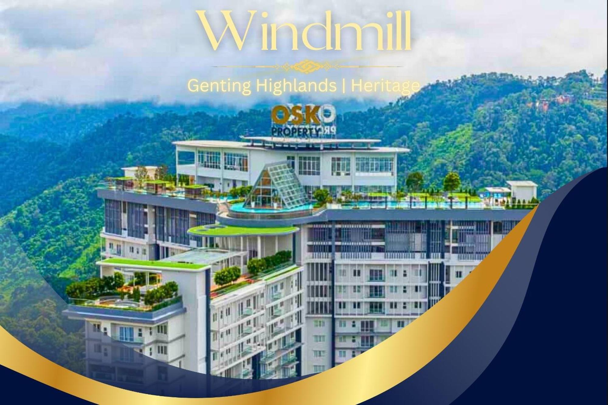Windmill Upon Hills Luxurious Sky Villa 360 Sky Pool Heated Pool Mountainous Genting View Genting Highland By Heritage Genting Highlands Exterior foto